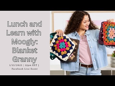 How to Crochet with Bernat All-In-One Blanket Granny Yarn