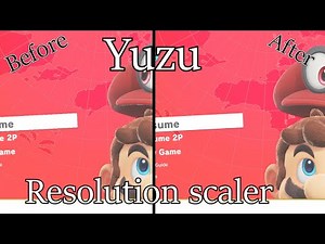Play switch games at 8K! | Yuzu resolution scaling | September Patreon build