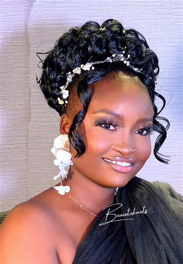 Luxury Bridal Hair Tutorial: Lush Curly Braid Updo