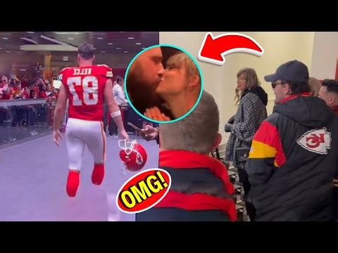 Travis Kelce HUGS Taylor Swift in Emotional Chiefs Celebration After Big Win!