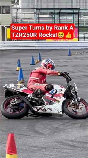 An Insane TZR250R's Rotation by Rank A, Mr. Nakajima #motogymkhana #motogymkhanajapan #tzr250