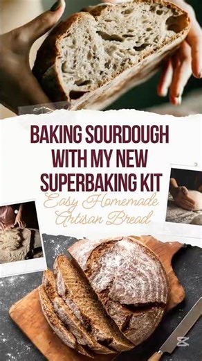 Baking Sourdough with My New Superbaking Kit 🍞 | Easy Homemade Artisan Bread