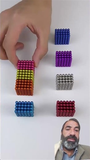 Tiny Magnetic ball #satisfying #beads #relaxing #satisfyingvideo #asmr #magnetball #shorts #feed