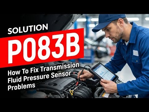 How To Fix P083B OBD II Error Code - Transmission Fluid Pressure Sensor Problems