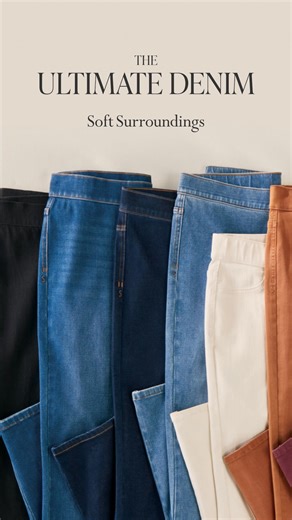 Discover denim that moves with you in effortless style. Find your perfect pair at Soft Surroundings. | Soft Surroundings | Facebook