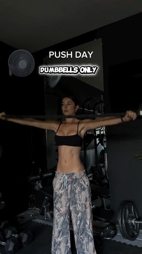 GABRIELLA ABUTBOL HODGES🦋 on Instagram: "besties don’t let besties skip upper body day 😤 upper bod push day dumbbells only 💪🏽 are you looking for a structured plan? I know how annoying it is to keep looking back at insta posts 🙄 my 1:1 coaching program has in app scheduled workouts with tutorial videos of ME🤪, meal plans, meal tracking & accountability don’t skip your chance on getting a head start to the new year with your new healthy bod😍🥰 #fitness #athomeworkout #workout #reels #motiv