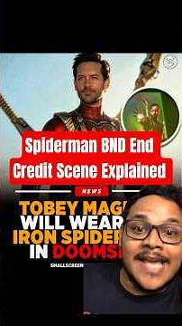 Toby is Back? Truth Behind Spiderman BND End Credit Scene #viral #shorts #shortsfeed