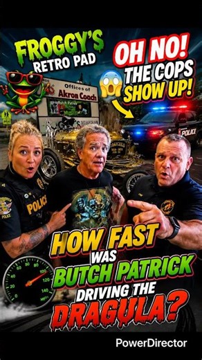 How fast was Butch Patrick driving the Dragula? #movie #tv #music
