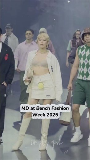 MICHELLE DEE AT BENCH FASHION WEEK! SUPER GANDA 🔥 #michelledee