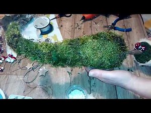 DIY moss Christmas tree 🎄