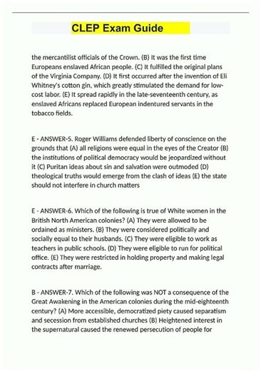 CLEP Exam Guide new video