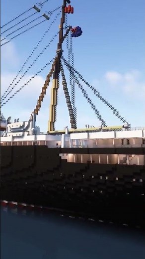Minecraft R.M.S. Berengaria #minecraft #ship #cunard