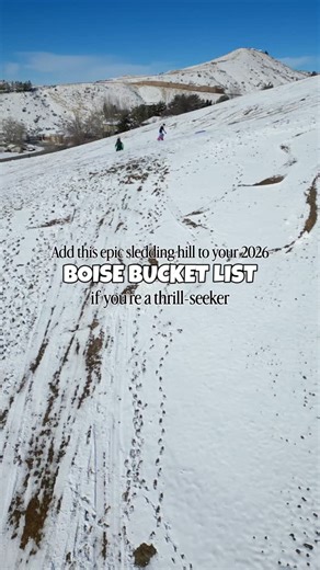 1.2K views · 76 reactions | Hundreds flock each year to Simplot Hill for a thrilling ride down the massive hill! Our boys are just 5 & 4 and although we just went up a portion of the hill last year, this might be the year we venture all the way to the top! What’s your favorite spots to sled in the Treasure Valley!? Drop them in the comments? | Real Boise Jimmy Conover | Facebook