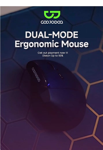 Discover the Dual Mode Ergonomic Mouse