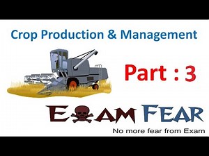 L3 : Kharif; Rabi Crop - Crop Production and Management, Science, Class 8 Video Lecture