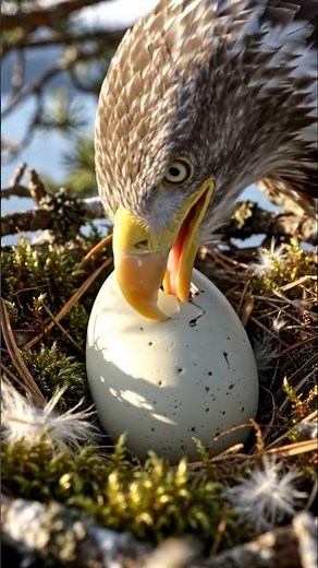 White-tailed Eagle Egg Hatching — 40 Days in 23 Sec