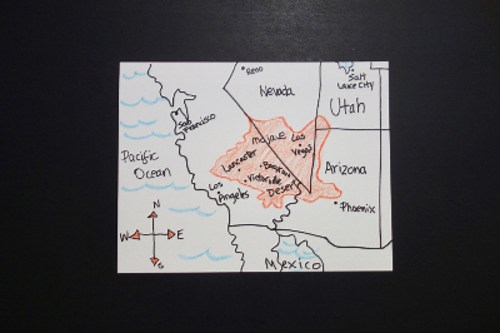 Let's Draw a Map of the Mojave Desert!