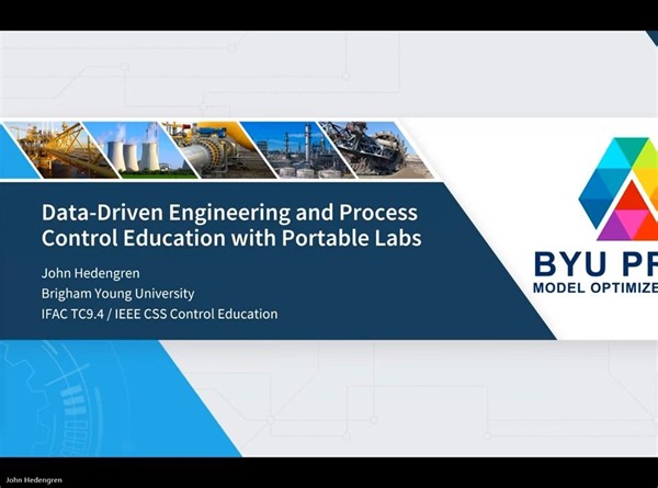 Data-Driven Engineering and Process Control Education with Portable Labs