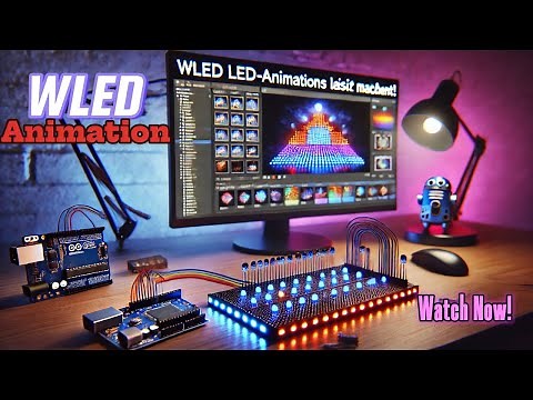 ✨ WLED 2D LED Animationen erstellen – Eigene Effekte & Playlists einfach gemacht! 🎨💡