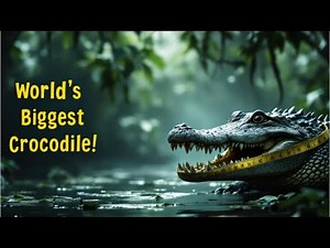 The Largest Saltwater Crocodile Ever Recorded Caught on Camera!