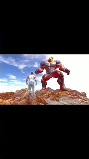 Tiny Colossal Titan Vs Franklin In Indian bike driving 3d #harshtatsuya #shortsfeed #fyp