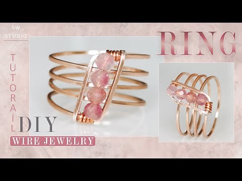 Easy Ring/DIY Ring/Wire Wrap Ring Tutorial/DIY Jewelry/How to make/ DIY Accessories