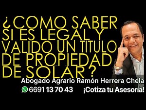 ¿Cómo saber si es legal y válido un título de propiedad de solar?/ Asesoría Tel 6691137043