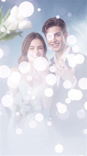 Elegant Wedding Invitation AI Photography Video Template (Customizable) - FlexClip