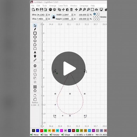 Creating odd shapes in Lightburn and editing nodes, also a nifty little rubber band effect tool. You can use these skills to create all sorts of cut files for your laser including his teardrop earring shape that I used as an example for this video. #lasertipsandtricks #lightburnsoftware #lightburntutorial #creatinglaserfiles #laserfiles #svgforlaser #svg #lasertok #lightburnforbeginners #designinglaserfiles #lasercut #laserengraving #co2laser #earringtutorial #lightburn #lasernewbs #laserforbegi