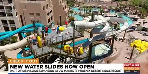 New water slides open at JW Marriott Phoenix Desert Ridge Resort