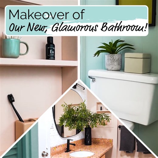 ASMR: Stunning Bathroom Makeover 😍 | Mr. Kate