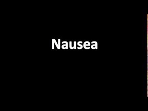 How to pronounce Nausea