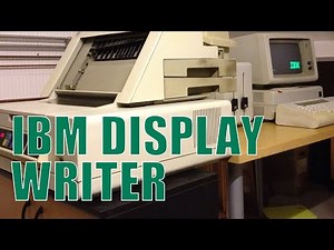 #006 - IBM 6580 Displaywriter with HUGE daisy wheel printer (1980) - dc4.nl