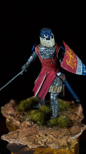 1:32 Scale Miniature: Italian Noble Knight (Apolloni Family), late XIII Century.