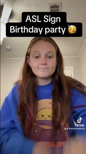 Learn How To Sign Birthday Party in ASL for Beginners | American Sign Language #shorts