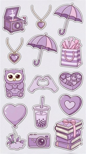 atheistic printable stickers #purple colour sticker#printable sticker #remix