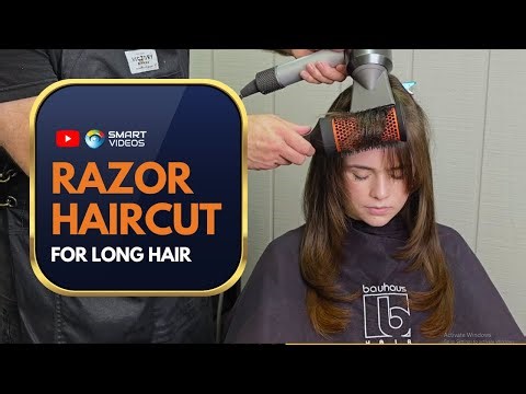 Razor Haircut for Long Hair | Stunning Soft and Textured Long Layering