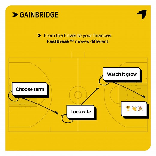 1.3K reactions · 107 shares | You saw the Gainbridge® name on the court during the Finals — now it’s time to run the real play. FastBreak™ is our high-yield fixed annuity with better returns than most CDs, no agents, and flexible access when you need it. | Gainbridge | Facebook
