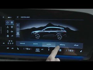 Der neue Audi Q6 e-tron - Digitalisierung für Komfort und Infotainment