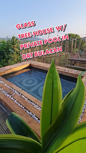 Glass Tree-House w/ Private Pool in DRT Bulacan