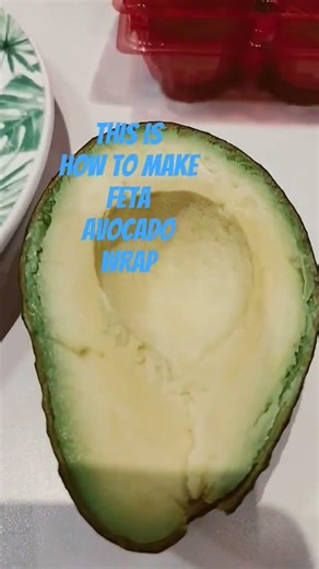 This Is How To Make Feta Avocado Wrap #youtubeshorts #highlights