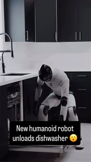 Figure 02, the new black-and-white humanoid robot from California-based Figure, can do an awfully good, if leisurely, job at one of the most menial household chores: unloading the dishwasher. The video, released by the humanoid firm last week, highlights how Helix 02 was relying on motion-captured training data, like using its foot to kick up the opened dishwasher door and bumping a drawer closed with its hip. | Futurism