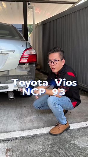 Toyota Vios NCP93 Rear Bumper Anti CrashBar #toyotavios #vios #anticrashbar #anticollisionbar #ultraracing #safetybar | Vehicle Safety Bar by Ultra Racing