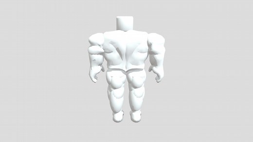 buff roblox body - Download Free 3D model by u3d980