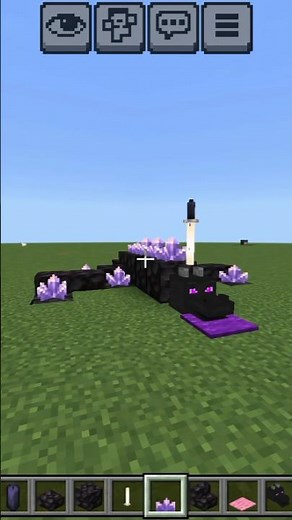 Fallen Dragon Build Hack in Minecraft 🐉🔥 #dangersandhu #minecraft #shorts