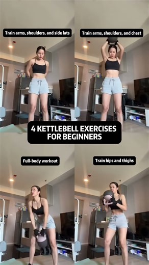 BEGINNERS Start With These 4 Kettlebell Exercises