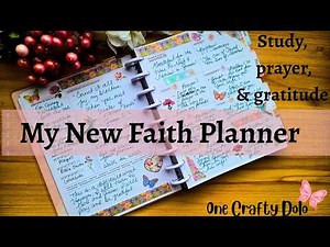 Setting Up My New Faith Planner: Study, Prayer & Gratitude
