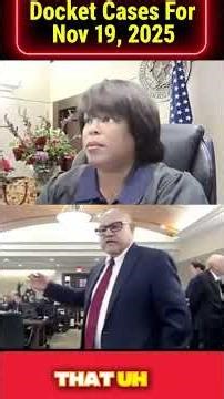 Judge Boyd’s Nov 19, 2025 Docket Explained | The Truth Behind the Case Revealed
