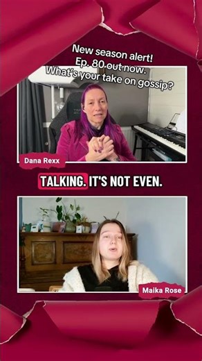 Season 7 has started! “Ep. 80 - Gossip Girls” out on all podcast places. What’s your take on gossip?