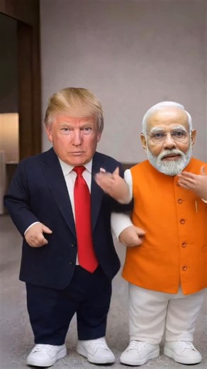 Celebrity baby dance on Instagram: "Trump and Modi ki jodi🕺 . . #ministar #babyvibes #dance #modi #trump"
